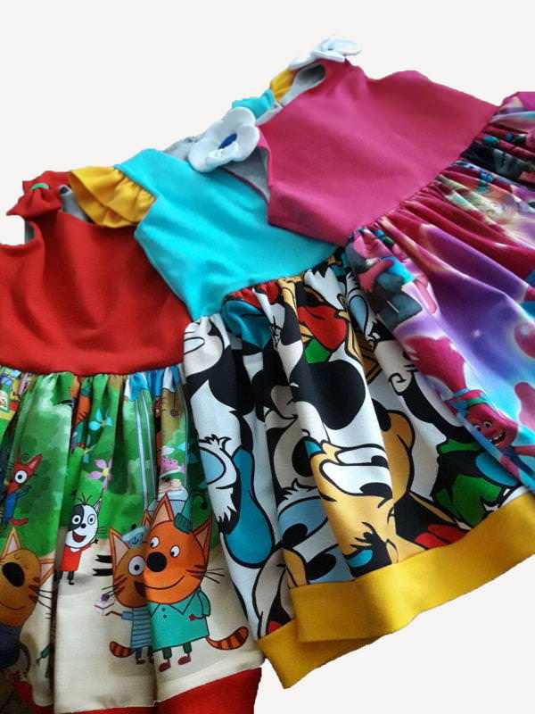 Каталог детские нарядные стильные платья и сарафаны для девочек - Российский бренд BKdesigner | состав - хлопок